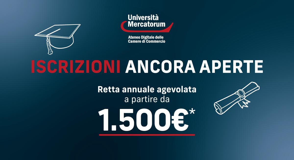 Promo Mercatorum - 134€ al mese